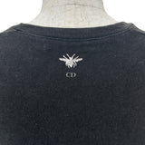 クリスチャン・ディオール Christian Dior JADIOR8 プリント半袖Tシャツ 843T03TC428 ブラック コットン レディース 半袖Ｔシャツ