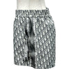 クリスチャン・ディオール Christian Dior オブリーク総柄ショートパンツ 117P21A2970 グレー ポリエステル レディース ショートパンツ