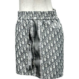 クリスチャン・ディオール Christian Dior オブリーク総柄ショートパンツ 117P21A2970 グレー ポリエステル レディース ショートパンツ