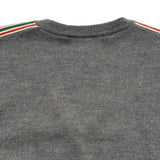 グッチ GUCCI シェリーラインVネックウールニットセーター 296072 グレー ウール メンズ セーター