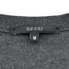 グッチ GUCCI シェリーラインVネックウールニットセーター 296072 グレー ウール メンズ セーター