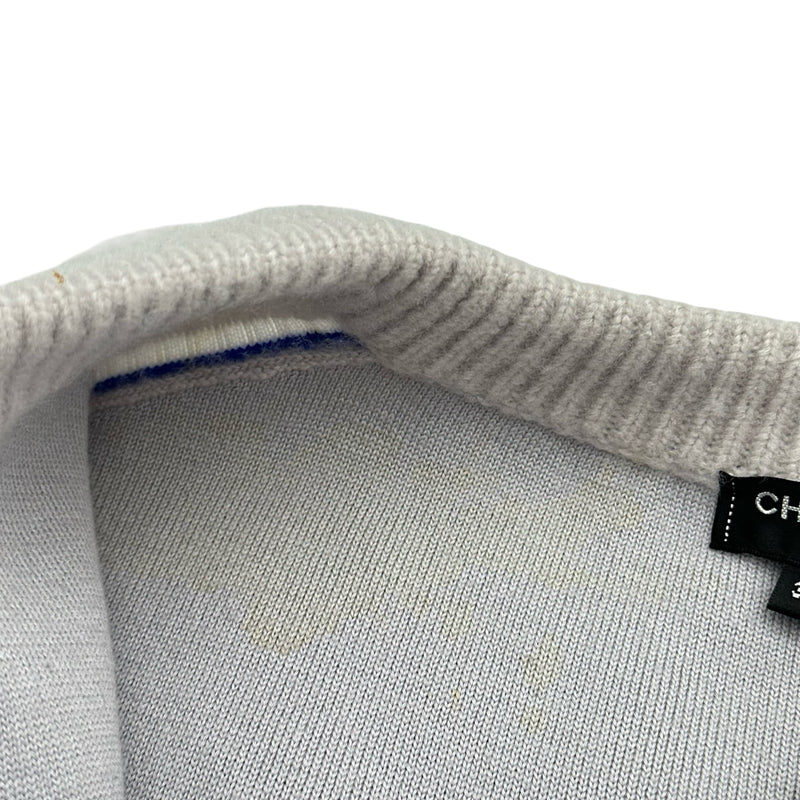 シャネル CHANEL ココマークカシミヤニットカーディガン P70776 グレー