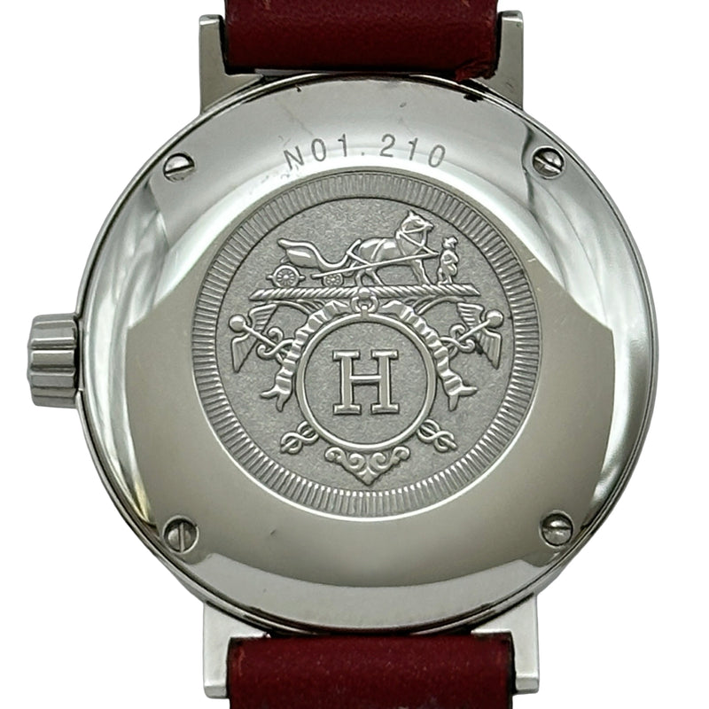 エルメス HERMES ノマード NO1.210 シルバー ステンレススチール