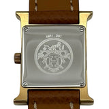 エルメス HERMES Hウォッチ HH1.201 ゴールド 750GP/ステンレススチール クオーツ レディース 腕時計