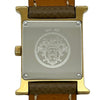 エルメス HERMES Hウォッチ HH1.201 ホワイト メッキ/ステンレススチール クオーツ レディース 腕時計