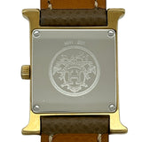 エルメス HERMES Hウォッチ HH1.201 ホワイト メッキ/ステンレススチール クオーツ レディース 腕時計