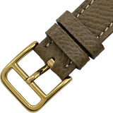 エルメス HERMES Hウォッチ HH1.201 ホワイト メッキ/ステンレススチール クオーツ レディース 腕時計