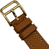 エルメス HERMES Hウォッチ HH1.201 ホワイト ゴールドメッキ/ステンレススチール クオーツ レディース 腕時計