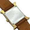 エルメス HERMES Hウォッチ HH1.201 ホワイト ゴールドメッキ/ステンレススチール クオーツ レディース 腕時計