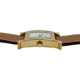 エルメス HERMES Hウォッチ HH1.201 ホワイト ゴールドメッキ/ステンレススチール クオーツ レディース 腕時計