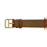 エルメス HERMES Hウォッチ HH1.201 オレンジ メッキ/ステンレススチール クオーツ レディース 腕時計