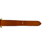 エルメス HERMES Hウォッチ HH1.201 オレンジ メッキ/ステンレススチール クオーツ レディース 腕時計