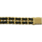 シャネル CHANEL プルミエール L H0001 ブラック メッキ クオーツ レディース 腕時計