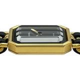 シャネル CHANEL プルミエール L H0001 ブラック メッキ クオーツ レディース 腕時計