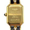 シャネル CHANEL プルミエール L H0001 ゴールド ブラック GP レディース 腕時計