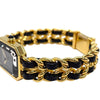 シャネル CHANEL プルミエール L H0001 ゴールド ブラック GP レディース 腕時計