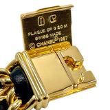 シャネル CHANEL プルミエール L H0001 ゴールド ブラック GP レディース 腕時計
