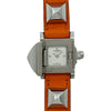 エルメス HERMES ミニ メドール ME2.110 シルバー ステンレススチール クオーツ レディース 腕時計