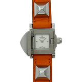 エルメス HERMES ミニ メドール ME2.110 シルバー ステンレススチール クオーツ レディース 腕時計
