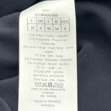 クリスチャン・ディオール Christian Dior ツイードロングコート 221M06A1000 レッド コットン レディース その他アウター