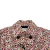 クリスチャン・ディオール Christian Dior ツイードロングコート 221M06A1000 レッド コットン レディース その他アウター