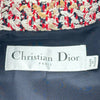 クリスチャン・ディオール Christian Dior ツイードロングコート 221M06A1000 レッド コットン レディース その他アウター