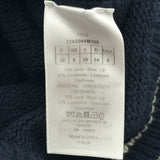 クリスチャン・ディオール Christian Dior ロゴショートスリーブニットセーター 224S09AM308 ネイビー ウール レディース セーター