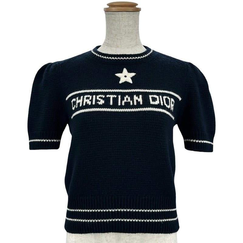 クリスチャン・ディオール Christian Dior ロゴショートスリーブニット