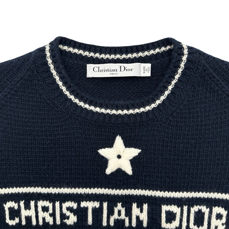 クリスチャン・ディオール Christian Dior ロゴショートスリーブニット