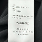 クリスチャン・ディオール Christian Dior ノースリーブフレアワンピース 311R42A1212 ブラック ウール レディース ワンピース