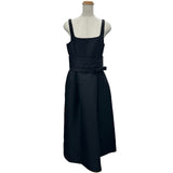 クリスチャン・ディオール Christian Dior ノースリーブフレアワンピース 311R42A1212 ブラック ウール レディース ワンピース