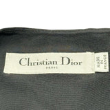 クリスチャン・ディオール Christian Dior ノースリーブフレアワンピース 311R42A1212 ブラック ウール レディース ワンピース