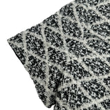 ルイ・ヴィトン LOUIS VUITTON マルタージュツイード半袖ワンピース FQDS06 ホワイト ツイード レディース ワンピース