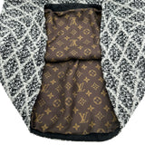 ルイ・ヴィトン LOUIS VUITTON マルタージュツイード半袖ワンピース FQDS06 ホワイト ツイード レディース ワンピース