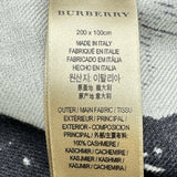 バーバリーロンドン BURBERRY LONDON ブランケット ブラック カシミヤ ユニセックス ストール