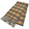 バーバリーロンドン BURBERRY LONDON マフラー ノバチェック ベージュ/ブルー カシミヤ メンズ マフラー