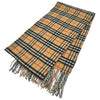 バーバリーロンドン BURBERRY LONDON マフラー ノバチェック ベージュ/ブルー カシミヤ メンズ マフラー