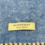 バーバリーロンドン BURBERRY LONDON マフラー ノバチェック ベージュ/ブルー カシミヤ メンズ マフラー