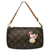 ルイ・ヴィトン LOUIS VUITTON ポシェット・アクセソワール 村上隆 M51981 ブラウン モノグラム・パンダ レディース ハンドバッグ