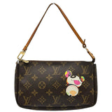 ルイ・ヴィトン LOUIS VUITTON ポシェット・アクセソワール 村上隆 M51981 ブラウン モノグラム・パンダ レディース ハンドバッグ