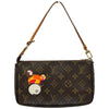 ルイ・ヴィトン LOUIS VUITTON ポシェット・アクセソワール 村上隆 M51981 ブラウン モノグラム・パンダ レディース ハンドバッグ