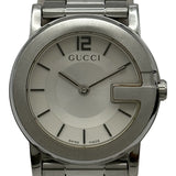 グッチ GUCCI Gラウンド 101L ホワイト ステンレススチール クオーツ レディース 腕時計