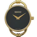 グッチ GUCCI ラウンド 6000.2.L ゴールドメッキ クオーツ レディース 腕時計