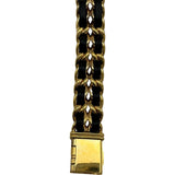 シャネル CHANEL プルミエール L H0001 ブラック ゴールドプレーテッド クオーツ レディース 腕時計
