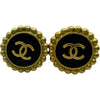 シャネル CHANEL ココマークサークルイヤリング ゴールド/ブラック メタル アクセサリー