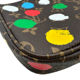 ルイ・ヴィトン LOUIS VUITTON ミュルティポシェット・アクセソワール LV×YK M46385 ブラウン モノグラム・ペイントドット レディース ショルダーバッグ