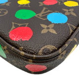 ルイ・ヴィトン LOUIS VUITTON ミュルティポシェット・アクセソワール LV×YK M46385 ブラウン モノグラム・ペイントドット レディース ショルダーバッグ