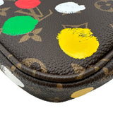 ルイ・ヴィトン LOUIS VUITTON ミュルティポシェット・アクセソワール LV×YK M46385 ブラウン モノグラム・ペイントドット レディース ショルダーバッグ