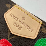 ルイ・ヴィトン LOUIS VUITTON ミュルティポシェット・アクセソワール LV×YK M46385 ブラウン モノグラム・ペイントドット レディース ショルダーバッグ