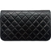 シャネル CHANEL マトラッセフルフラップチェーンショルダー 12番台 ブラック ゴールド金具 ラムスキン レディース ショルダーバッグ